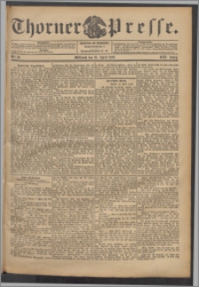 Thorner Presse 1903, Jg. XXI, Nr. 87 + 1. Beilage, 2. Beilage