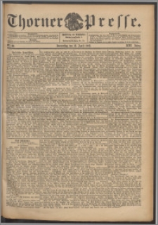 Thorner Presse 1903, Jg. XXI, Nr. 88 + Beilage