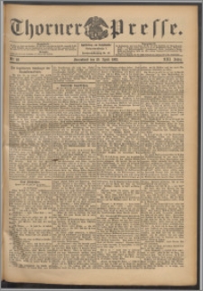 Thorner Presse 1903, Jg. XXI, Nr. 90 + Beilage