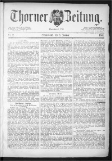 Thorner Zeitung 1891, Nr. 2