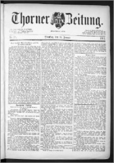 Thorner Zeitung 1891, Nr. 10