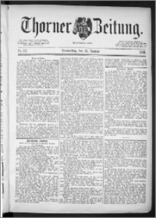 Thorner Zeitung 1891, Nr. 12