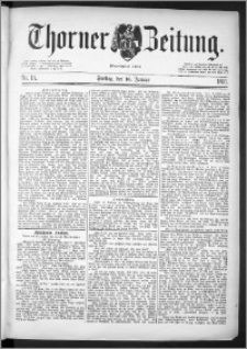 Thorner Zeitung 1891, Nr. 13