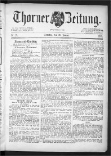 Thorner Zeitung 1891, Nr. 21