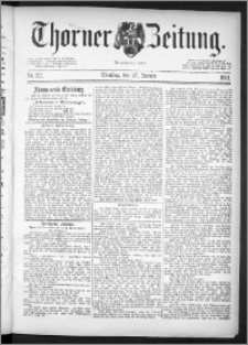 Thorner Zeitung 1891, Nr. 22