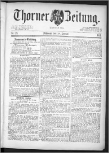 Thorner Zeitung 1891, Nr. 23