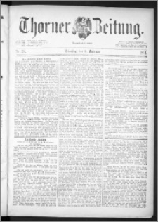 Thorner Zeitung 1891, Nr. 28
