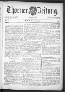 Thorner Zeitung 1891, Nr. 29