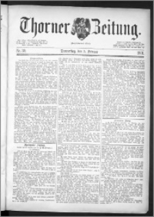 Thorner Zeitung 1891, Nr. 30