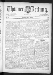 Thorner Zeitung 1891, Nr. 33