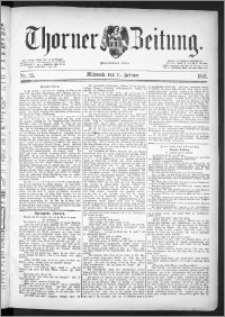 Thorner Zeitung 1891, Nr. 35