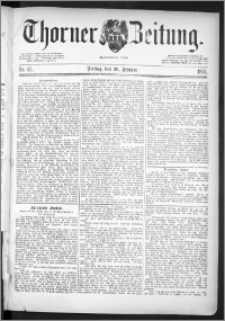 Thorner Zeitung 1891, Nr. 43