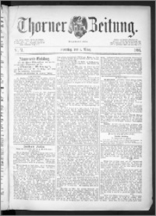 Thorner Zeitung 1891, Nr. 51 + Beilage