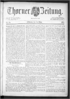 Thorner Zeitung 1891, Nr. 65 + Beilage