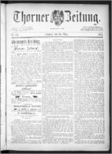 Thorner Zeitung 1891, Nr. 69 + Beilage