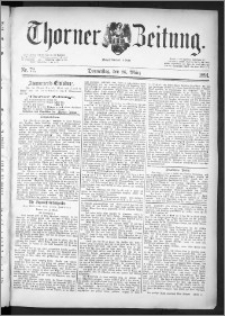 Thorner Zeitung 1891, Nr. 72