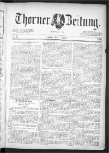 Thorner Zeitung 1891, Nr. 77