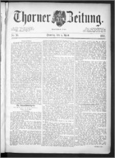 Thorner Zeitung 1891, Nr. 79 + Beilage