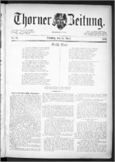 Thorner Zeitung 1891, Nr. 86 + Beilage