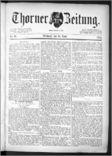 Thorner Zeitung 1891, Nr. 93