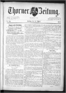 Thorner Zeitung 1891, Nr. 94
