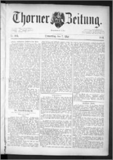 Thorner Zeitung 1891, Nr. 105