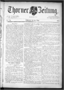 Thorner Zeitung 1891, Nr. 114