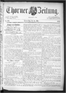 Thorner Zeitung 1891, Nr. 115