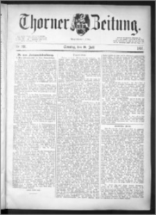 Thorner Zeitung 1891, Nr. 166 + Beilage