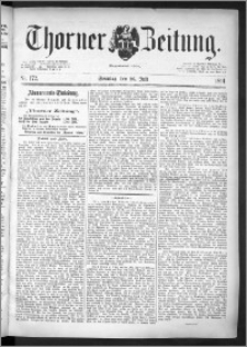 Thorner Zeitung 1891, Nr. 172 + Beilage