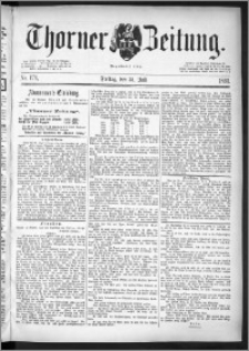 Thorner Zeitung 1891, Nr. 176