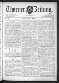 Thorner Zeitung 1891, Nr. 179