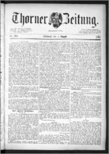 Thorner Zeitung 1891, Nr. 180