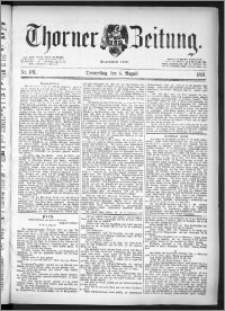 Thorner Zeitung 1891, Nr. 181