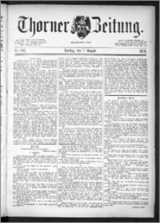 Thorner Zeitung 1891, Nr. 182