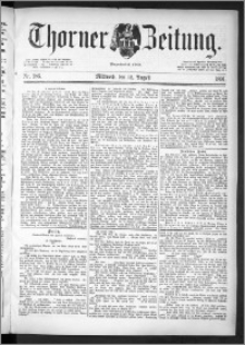 Thorner Zeitung 1891, Nr. 186