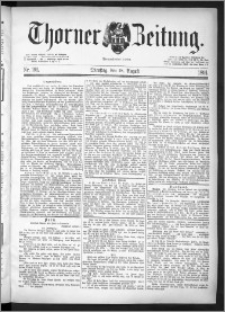 Thorner Zeitung 1891, Nr. 191