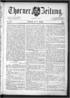 Thorner Zeitung 1891, Nr. 192