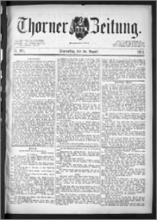 Thorner Zeitung 1891, Nr. 193