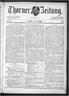 Thorner Zeitung 1891, Nr. 194