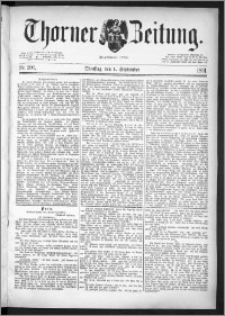 Thorner Zeitung 1891, Nr. 203