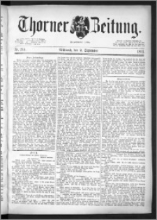 Thorner Zeitung 1891, Nr. 204