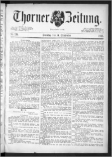Thorner Zeitung 1891, Nr. 214 + Beilage