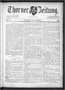 Thorner Zeitung 1891, Nr. 219