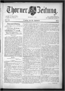 Thorner Zeitung 1891, Nr. 221
