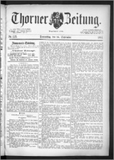 Thorner Zeitung 1891, Nr. 223