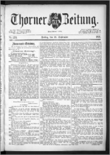 Thorner Zeitung 1891, Nr. 224