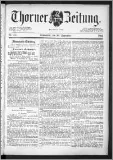 Thorner Zeitung 1891, Nr. 225
