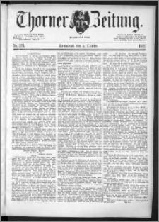 Thorner Zeitung 1891, Nr. 231