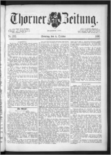 Thorner Zeitung 1891, Nr. 232 + Beilage